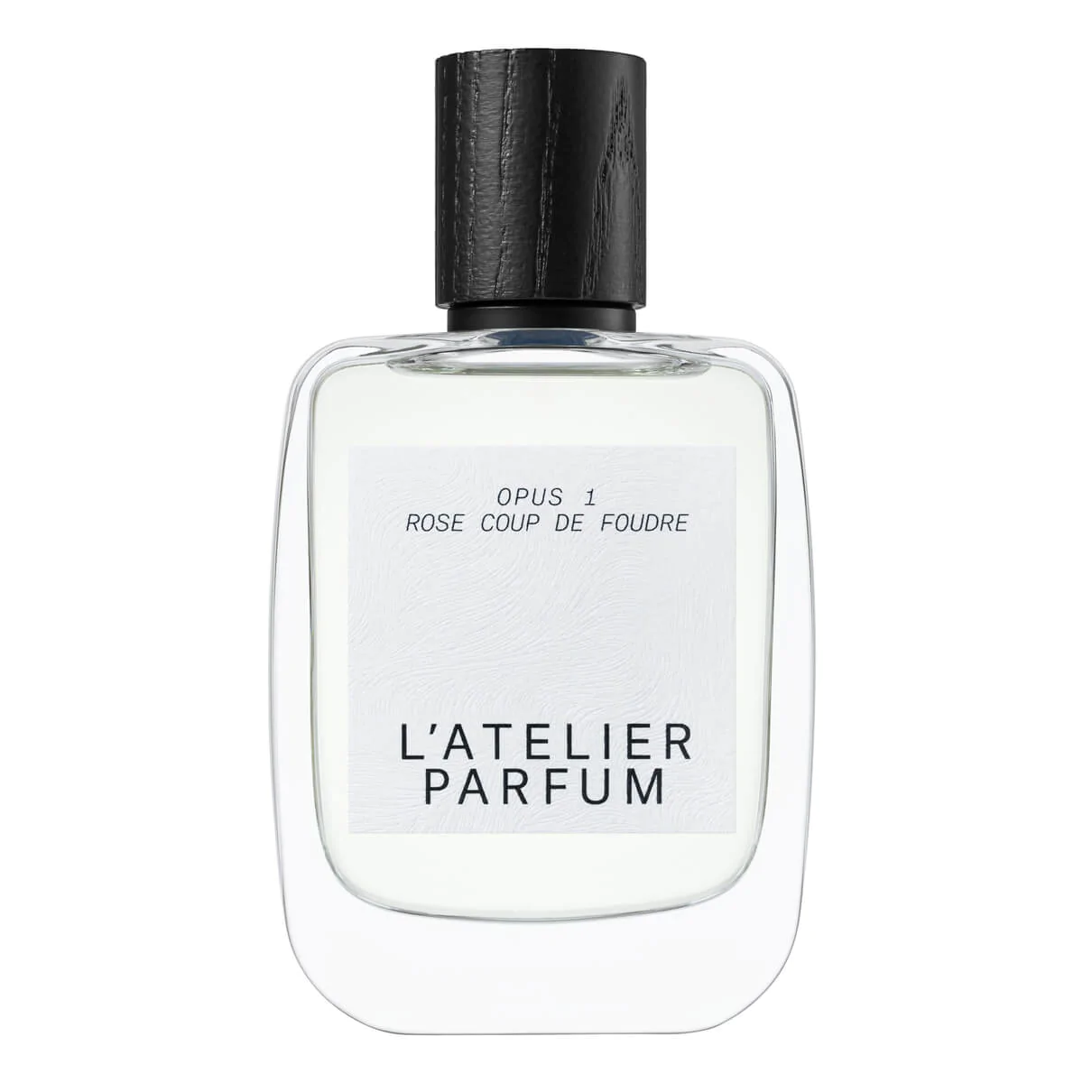 Rose Coup de Foudre 50ml perfume by L'Atelier Parfum – Floral and Woody fragrance bottle